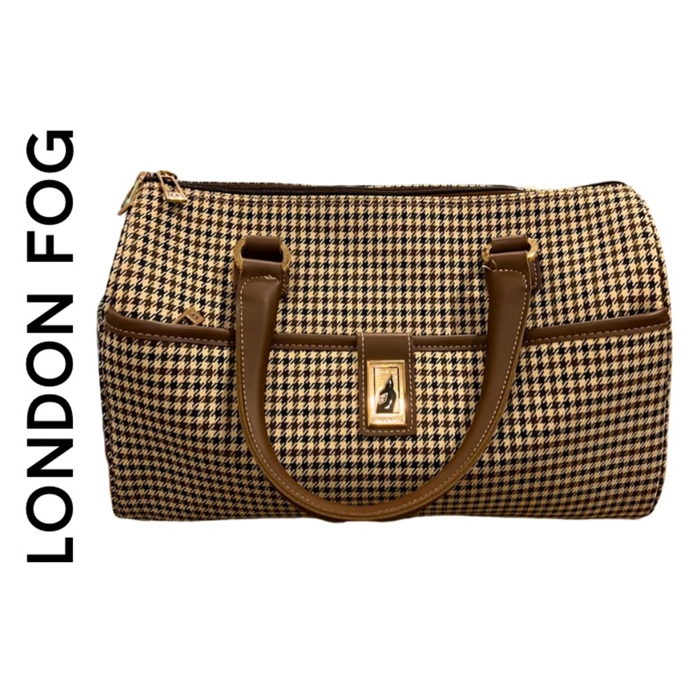 London Fog Oxford style carry-on handbag